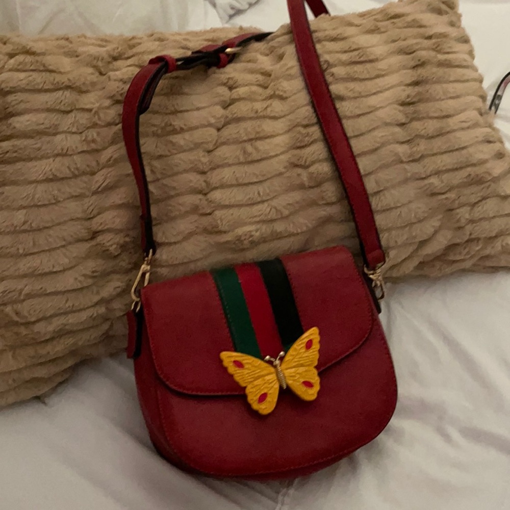 Red side bag